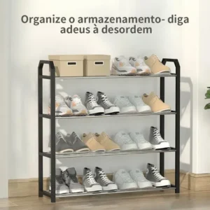Sapateiras 8 Pares Sapatos Pequena Para Entrada Da Porta - Imagem 6