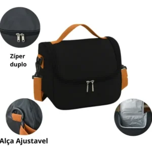 Bolsa Lancheira Semi Impermeavel Com Isolamento Termico Leve - Imagem 4