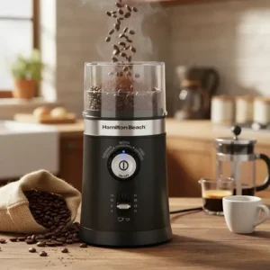 Moedor de Café Elétrico Hamilton Beach Ajustável Inox 150W Triturador Grãos Sementes Cuba Removível - Imagem 7