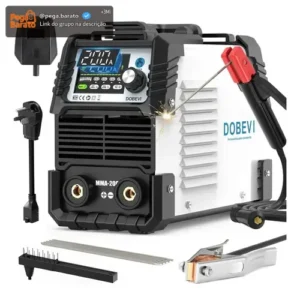 Máquina De Solda Inversora Digital Bivolt 110v/220v Dobevi Azul - Imagem 1