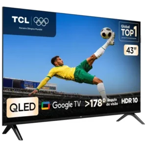 Smart TV TCL 43 Polegadas Full HD QLED S5K WiFi Bluetooth Google TV 2 HDMI HDR10 Dolby Audio 43S5K - Imagem 2