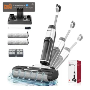 Aspirador De Pó Vertical Seco Úmido Redroad W15 200w 910ml Branco - Imagem 1
