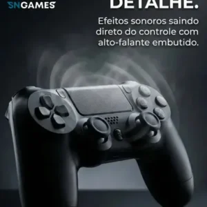 Controle Sem Fio Manete Bluetooth Joystick Para PS4 Tv Smart Samsung Pc Vídeo Game Celular com P2 Sngames - Imagem 7