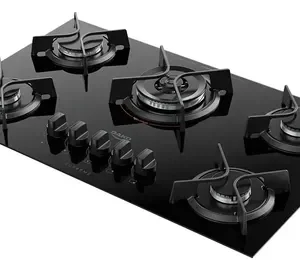 Cooktop 5 Bocas Dako Supreme Com Tripla Chama Preto Bivolt Preto - Imagem 2
