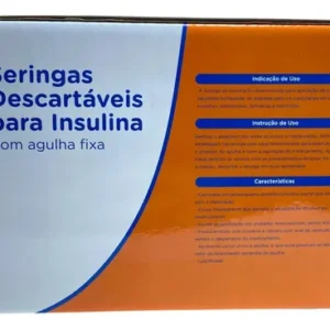 Seringa Insulina Medix 1ml Agulha Fina 8x0,3mm 30g 100 Unid - Imagem 10