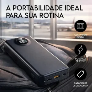 Carregador Portátil Davely Power Bank 20000mAh Turbo para Samsung, iPhone e Xiaomi - Imagem 4