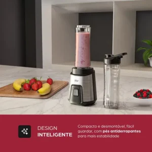 Liquidificador Portátil Wap Blender Go Wbg600 700ml Com 4 Lâminas Em Inox E Trava De Segurança - Imagem 6