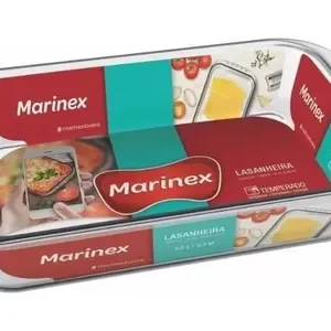 Travessa Assadeira Lasanheira Retangular Vidro Marinex 5l - Imagem 4
