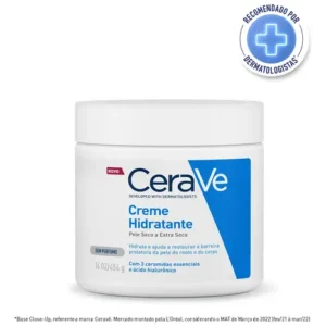 Creme Hidratante Corporal e facial para Pele Seca a Extra Seca Sem Perfume 454g CeraVe - Imagem 7