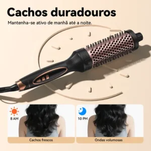 Modelador De Cachos Pente Dear Quente Íons Negativosportátil - Imagem 8