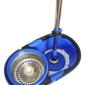 Esfregão Perfect Pro Mop 360° Balde Inox Cabo Longo Microfibra 16L - Imagem 6