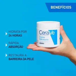 Creme Hidratante Corporal e facial para Pele Seca a Extra Seca Sem Perfume 454g CeraVe - Imagem 4