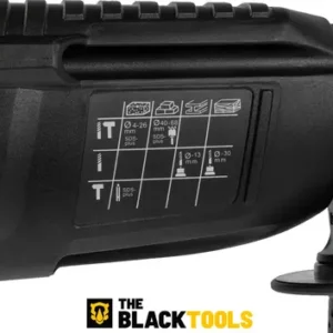 Martelete Perfurador Rompedor Professional 26mm 900w Sds Plus 3j Com Maleta E Acessorios Trm-3000 The Black Tools - Imagem 6