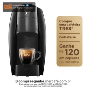 Cafeteira Tres Corações Lov Automática Preta-brilhante Cor Preto - Imagem 1