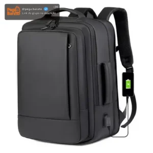 Mochila Dos Homens Com Faixa Impermeável Para Expansão - Imagem 1