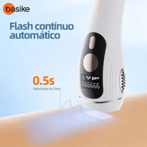 Depilador A Laser Luz Pulsada IPL Basike Sensacao Gelo Indolor Depilacao Definitiva 1 Milhao Disparos 9 Niveis Rosto Corpo aparelho depilacao feminino depilação a laser laser depilacao depilacao intim - Imagem 9