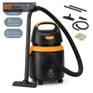 Aspirador de Pó e Água Electrolux 1400W 11L Acqua Power com Função Sopro Amarelo AQP20 220V - Imagem 1