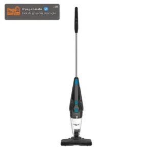 Aspirador De Pó Vertical 2 Em 1 Preto E Azul Midea - Imagem 1