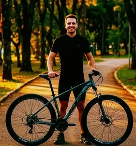 Bicicleta aro 29 Gts Dexter 24 velocidades freio a disco cor grafite com preto tamanho do quadro 17 - Imagem 2
