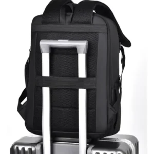 Mochila Dos Homens Com Faixa Impermeável Para Expansão - Imagem 4