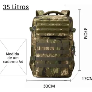 Mochila Tática Militar Impermeável 30 Litros Super Reforçada - Imagem 6