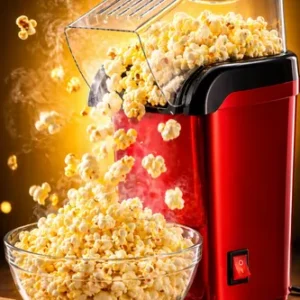 Pipoqueira Elétrica 110v Sem Óleo 1200w Ar Quente Saudável - Imagem 11