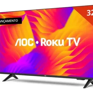 Smart Tv Aoc Dled 32 Pole Wi-fi Roku Tv Quadcore 32s5155/78g - Imagem 4