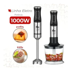 Mixer Turbo 3 Em 1 - 1000w 5 Velocidades Cor Preto - Imagem 5