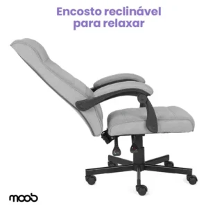 Cadeira De Escritório Moob Moob Cinza - Imagem 7