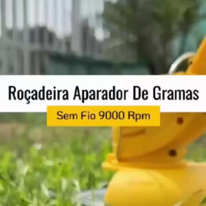 Roçadeira Aparador Grama 2 Bateria Recarregável 21v 9000 RPM Comprimento Ajustável Profissional Com Acessórios - MESTRI M-141 - Imagem 2