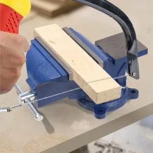Morsa Torno De Bancada N°5 Profissional Com Mordente Fixo - Imagem 6