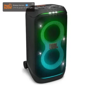 Caixa de Som JBL PartyBox Stage 320 Bluetooth Portátil Com Show de Luzes e Resistente a Respingos – 240W RMS Preta - Imagem 1