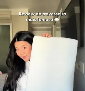Travesseiro Cervical Nasa - Coluna Relax - Carvão Ativado Cor branco e cinza - Imagem 16