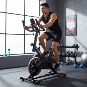 Bicicleta Ergométrica Spinning X11 Cor Preto/vermelho BRUSFIT - Imagem 12