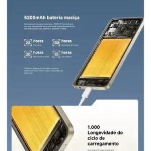 Smartphone Xiaomi Poco C71 Dual Sim 128gb 4+4ram + Brindes - Imagem 4