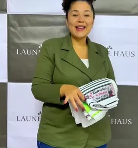 Pano de Prato Atoalhado Atacado Laune Gourmet Kit com 5 peças cor Branco Desenho Sortidos Laune Haus - Imagem 7