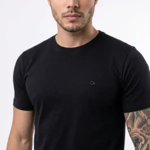 Camiseta Ogochi Básica Algodão Original Lisa Masculina - Imagem 6