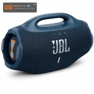 Caixa De Som Jbl Boombox 4 Bluetooth Som 210w Jbl Pro Ai Sound Boost Graves Personalizáveis Bateria De Até 34h Ip68 Áudio Lossless Azul - Imagem 1