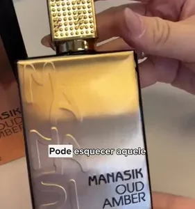 Perfume Manasik Oud Amber Noir 100ml Eau De Parfum Masculino - Imagem 2