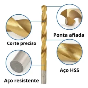 Jogo 99 Broca Aco Rapido De 1,5 A 10 Mm - Imagem 6
