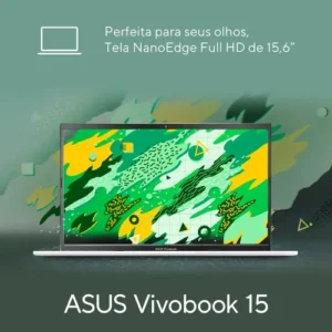 Notebook ASUS Vivobook 15 M1502YA AMD Ryzen 7 5825U 16GB Ram 512GB SSD Linux KeepOS 15,6" FHD Cool Silver - NJ612 - Imagem 6
