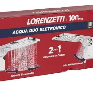 Chuveiro Eletrônico Lorenzetti Acqua Duo Ultra 220V 7800W Branco - Imagem 5