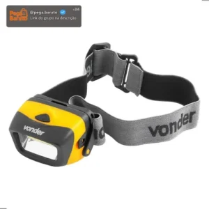 Lanterna Adaptável Para Cabeca Ledcob Lcv 120 Vonder Lanterna Preto Luz Branco - Imagem 1