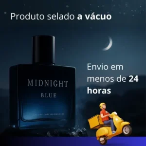 Perfume Masculino Midnight Blue 100ml Alta Performance - Imagem 13