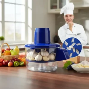 Aparelho Descascador Elétrico Usb Para Alho Frutas 9 Lâminas - Imagem 10