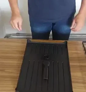Escorredor De Louça Pratos Talheres Inox Cozinha Duplo - Imagem 11