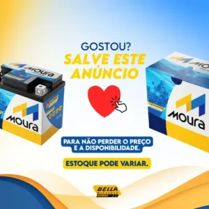 Bateria Moura Titan Fan Biz Bros Fazer 125 150 160 Flex Xre - Imagem 6