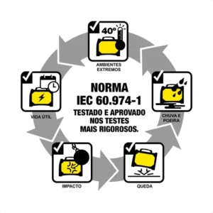 Máquina de Solda Inversora ESAB Bantam 2.5 Bivolt 110v/220v - Imagem 11