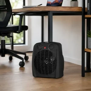 Aquecedor Elétrico 2 Em 1 Kian Preto 1800w Aq100 2 Níveis De Aquecimento + Ventilação - Imagem 7