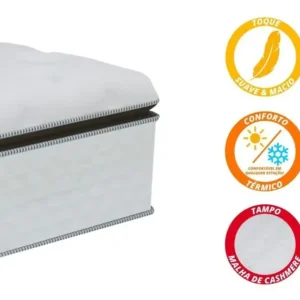 Cama box queen colchão de molas pocket ensacadas Tower Gazin 158x198x72cm - Imagem 5